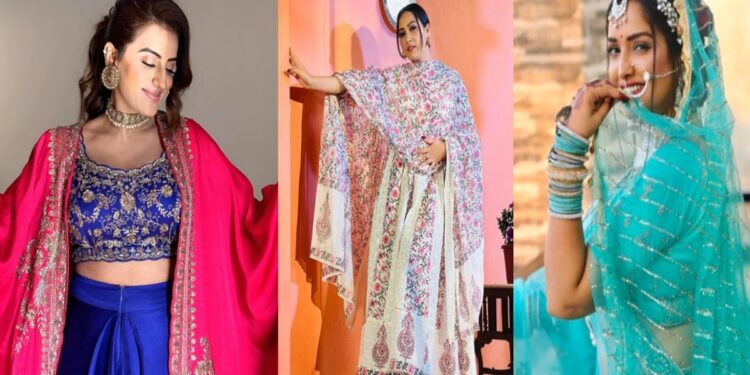 Traditional Dress for Navratri 2024: Do not follow yourself in Navratri, follow Bhojpuri actresses stylish stylish looks, traditional dress for Navratri 2024: Doon't Back from Decorating Navratri, Follo the Stunning stylish looks of bhojpuri actresses