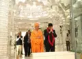 Union Commerce and Industry Minister Piyush Goyal visited Abu Dhabi's BAPS Hindu Temple
