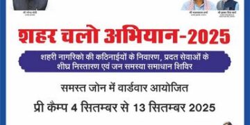 Ward -wise pre -camphlets being organized under "City Chalo Abhiyan - 2025"