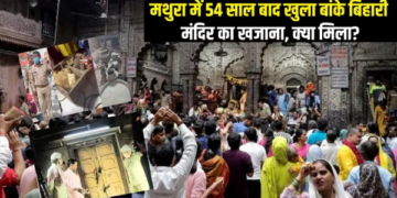 Banke Bihari Mandir: Treasure room of Banke Bihari Temple opened after 54 years, know what was found in the closed room?