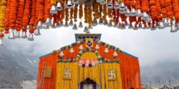 Har Har Mahadev... Baba Kedarnath's doors closed for winter, CM Dhami got Panchmukhi Doli sent out