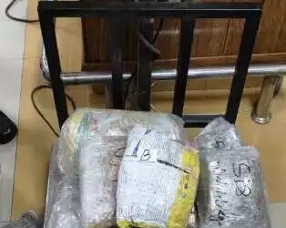 21.36 kg intoxicating substance recovered at Imphal Airport, two passengers coming to Delhi detained