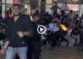 A string of burning firecrackers was thrown at a person making a reel, after watching the viral video people said - 'Is he a human being or a beast'