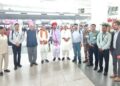 A team of 38 progressive farmers from Rajasthan left for Denmark, the Animal Husbandry Minister and three ministers and officials are also in this team.
