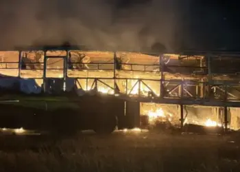 A terrible accident in the country. Dozens of people burnt to death. Bus caught fire amidst heavy rain in Kurnool.