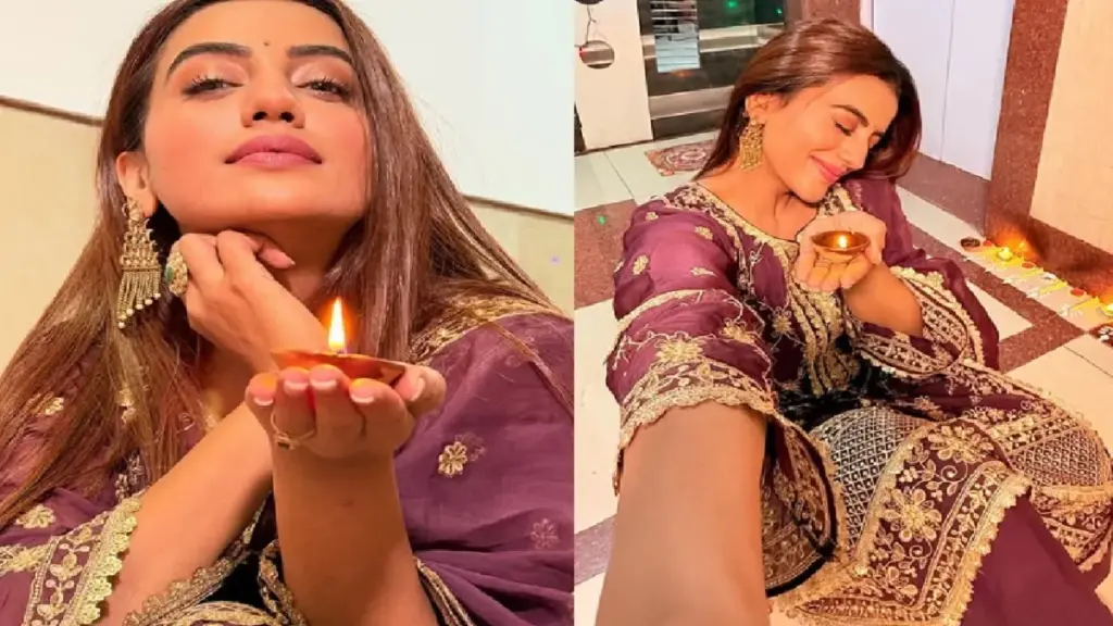 Akshara Singh congratulated fans on Diwali, the actress shared inside photos of her house.