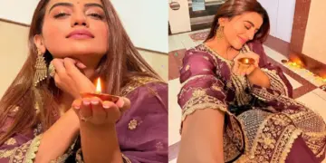 Akshara Singh congratulated fans on Diwali, the actress shared inside photos of her house.