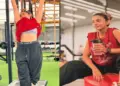 Akshara Singh shared gym pictures, in the latest post the actress was seen sweating during workout.