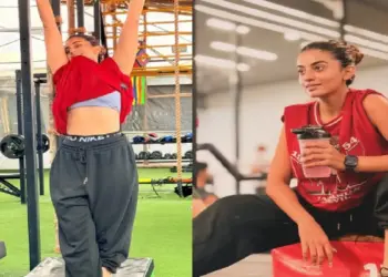 Akshara Singh shared gym pictures, in the latest post the actress was seen sweating during workout.