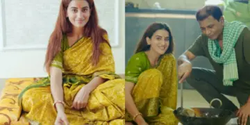 Akshara Singh started her Chhath fast with Nahay-Khay, the actress shared photos and videos.