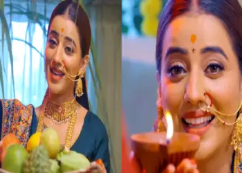 Akshara Singh's Chhath special song "Kelwa Ke Paat" released, actress becomes Chhath Vraati in the video of the song