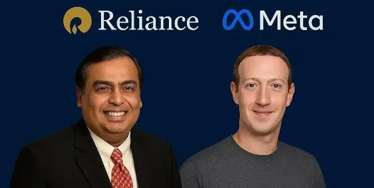 Ambani is bringing Facebook to India. The company announced a 70/30 partnership. META AI will run from Gujarat.