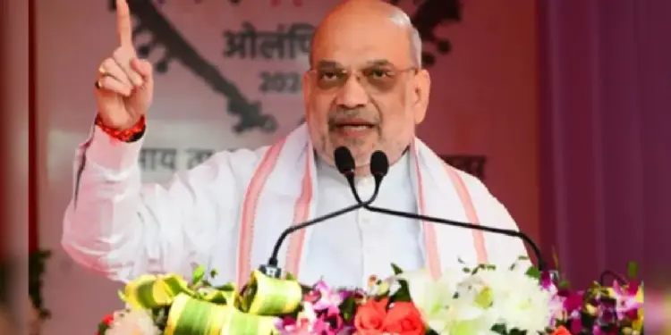 Amit Shah Jagdalpur: Surrender by leaving the arms, otherwise ... Amit Shah's warning appeal to Naxalites, assured to free the people of Bastar from red terror, Amit Shah appeals to naxalites to surrender and return to the mainstream, Assuring people of Bastar free from ready terror.
