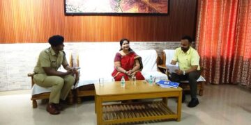 Anta Assembly by-election: General Observer Subhashree Nanda inspected polling stations and check posts, held a meeting with district officials.