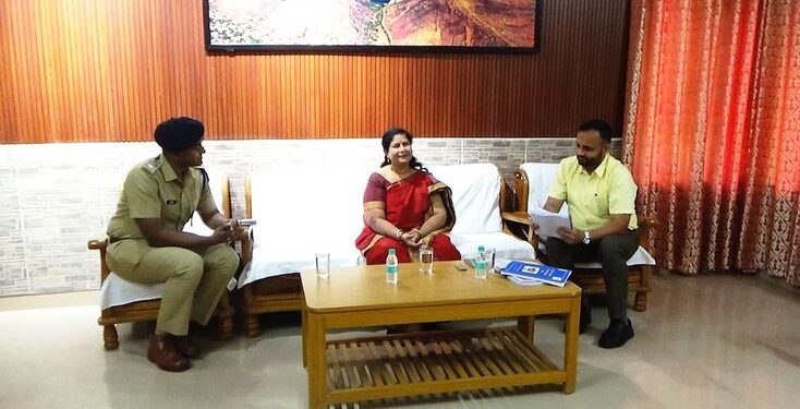 Anta Assembly by-election: General Observer Subhashree Nanda inspected polling stations and check posts, held a meeting with district officials.