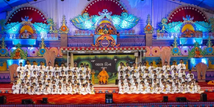 BAPS Mission Rajipo: Inspired by BAPS Mahant Swami Maharaj, Sanskrit studies are being promoted under Mission Rajipo; 40 thousand children converted Sanskrit into values, Inspired by BAPS Mahant Swami Maharaj, Sanskrit studies are being promoted under Mission Rajipo; 40,000 children have transformed Sanskrit into culture.