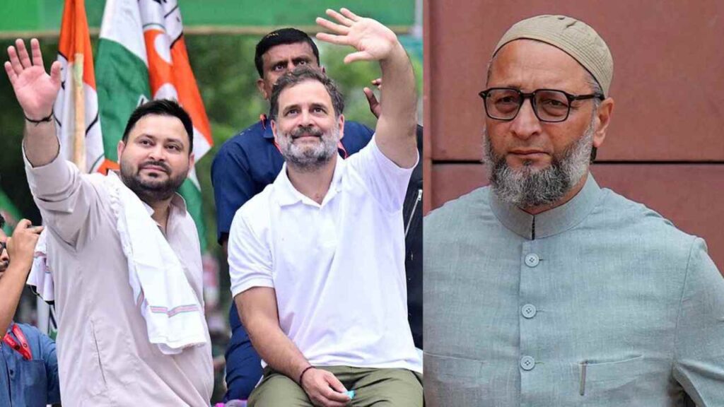 Bihar Assembly Election 2025: Owaisi's AIMIM Enters as Third Front, Announces 100 Seats. Owaisi became the biggest threat to Rahul-Tejashwi, created a stir with his announcement of contesting elections on 100 seats. News Track in Hindi