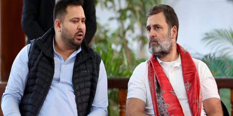 Bihar Assembly Elections Bihar Assembly Elections 2025| India Bloc Congress RJD| Seat Sharing | There is a clash over seats in the Grand Alliance, Congress is not ready for 50 seats; RJD's troubles increased. News Track in Hindi
