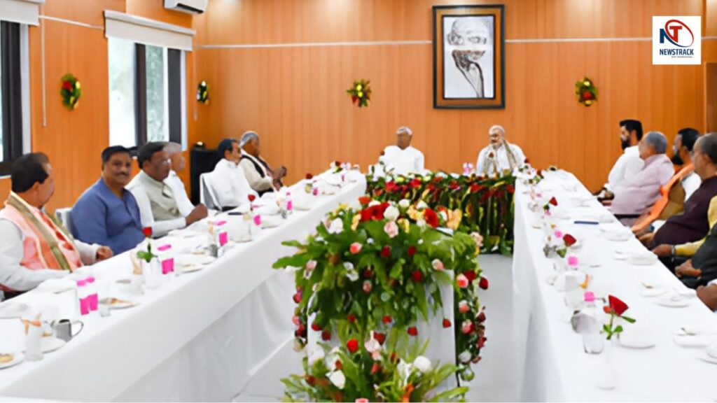 Bihar Election 2025: JP Nadda House BJP Core Group Meeting, NDA Seat Sharing Final | Bihar Elections: 'High-voltage brainstorming' at JP Nadda's residence on NDA seat sharing, Chirag Paswan also included. News Track in Hindi
