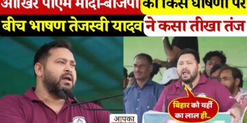 &lsquo;बिहार झूठ नहीं, रोजगार मांगेगा...&rsquo; मोदी सरकार पर भड़के तेजस्वी यादव, वायरल वीडियो में देखे जोशीला भाषण&nbsp;