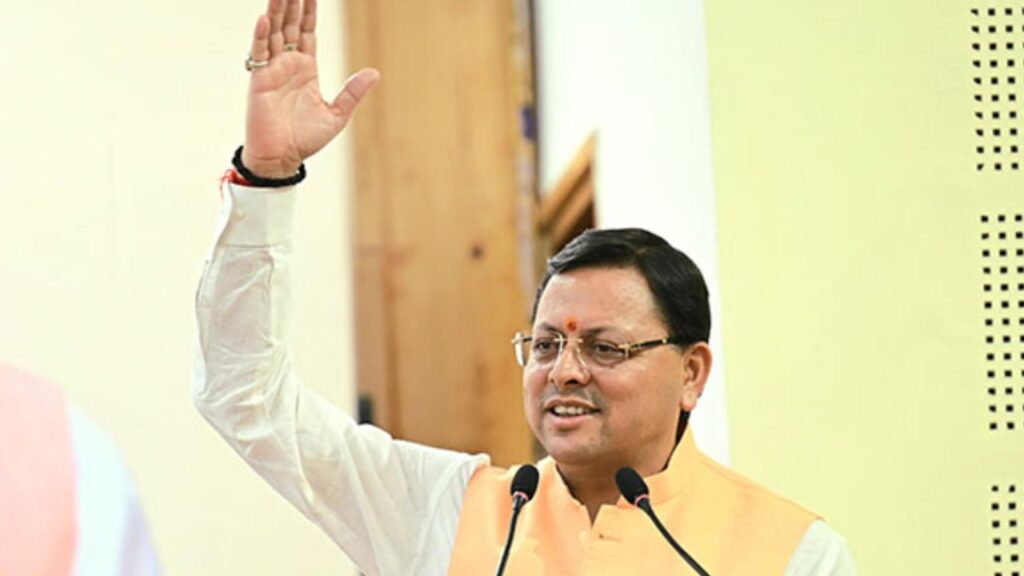 CM Dhami Urges Vocal for Local on Diwali, Promotes Self-Reliance. CM Dhami said- Celebrate Diwali of self-reliant India, adopt 'Vocal for Local'. News Track in Hindi