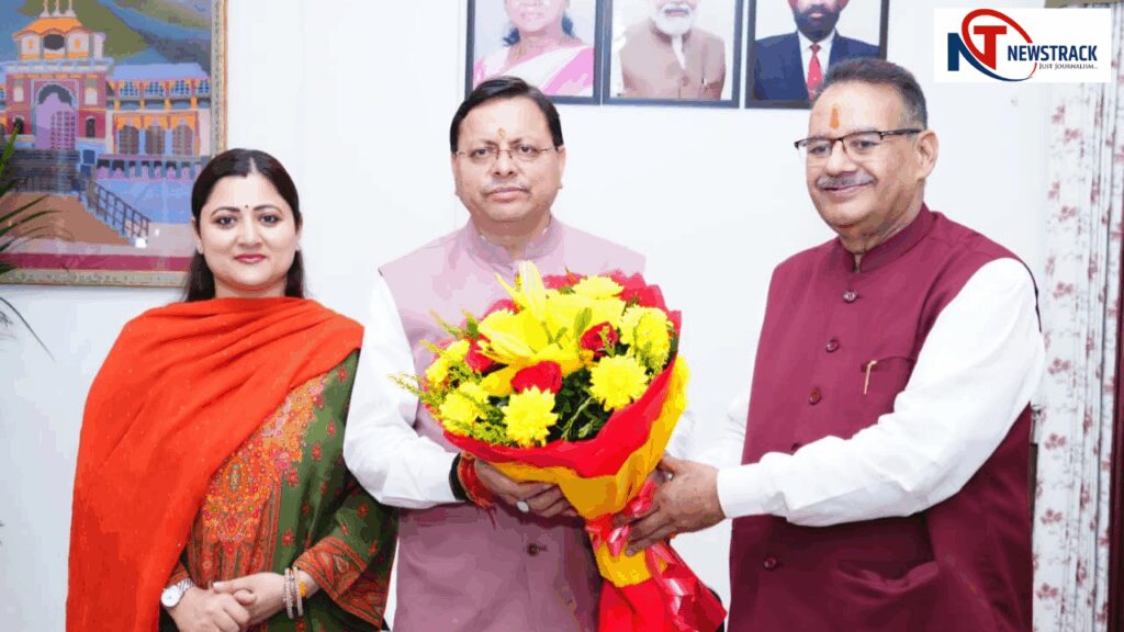 CM Pushkar Singh Dhami Approves 3% DA Hike for Employees & Pensioners, Sends Diwali Greetings. Big gift from Dhami government! 3% increase in DA of employees and pensioners, Happy Diwali to the people of the state. News Track in Hindi