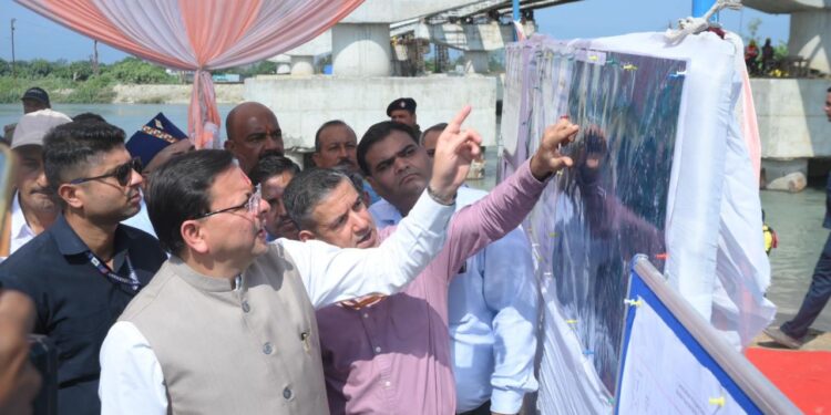 CM Pushkar Singh Dhami Inspects â‚¹500 Crore Banbasa Land Port Project to Boost Indo-Nepal Trade. Uttarakhand News: Chief Minister Pushkar Singh Dhami inspected ₹500 crore Banbasa Land Port. News Track in Hindi