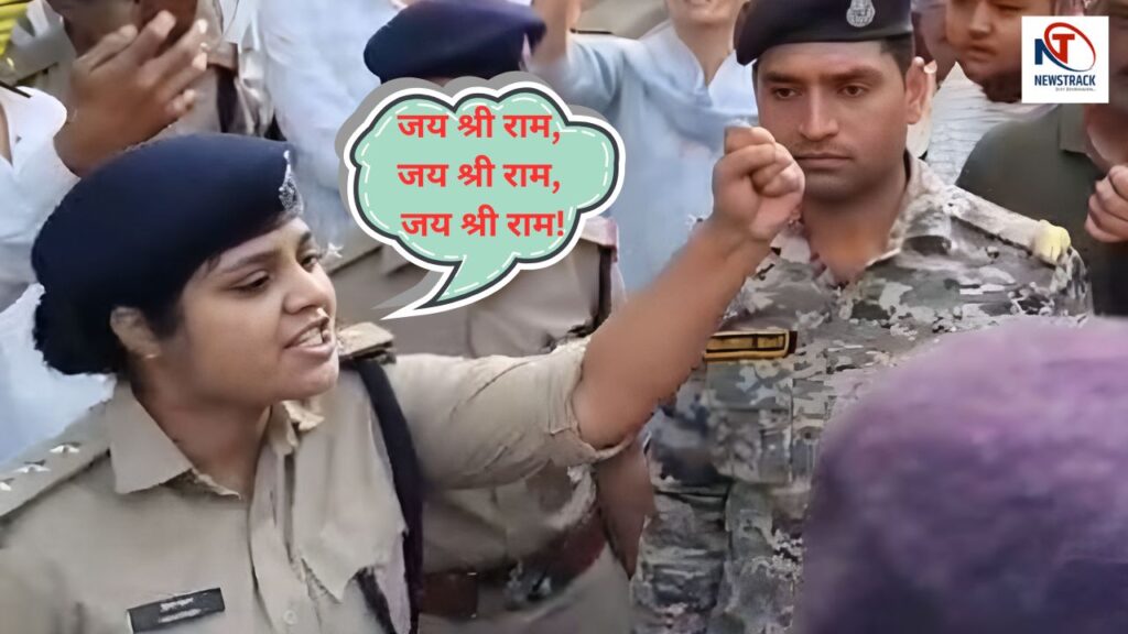 CSP Hina Khan Muslim officer Jai Shri Ram slogan video| sparked Gwalior Ambedkar statue controversy. Who is Muslim officer Hina Khan? Video of people raising slogans of 'Jai Shri Ram' goes viral, Ambedkar statue controversy heated up. News Track in Hindi