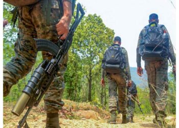 Chhattisgarh: Three Maoists killed in an encounter with security forces in Kanker district