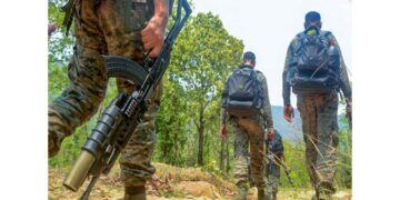 Chhattisgarh: Three Maoists killed in an encounter with security forces in Kanker district