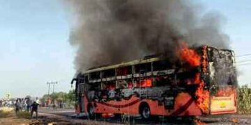 Child injured in Jaisalmer bus accident dies, death toll reaches 21, 4 on ventilator