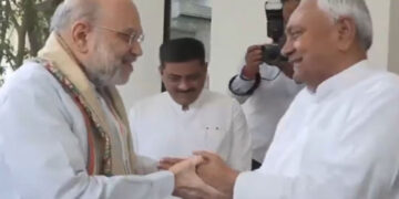 Countdown to assembly elections in Bihar, Amit Shah arrives in Patna to meet Nitish