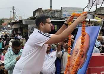 Dausa: Run for Unity and Padyatra on the 150th birth anniversary of Sardar Vallabhbhai Patel.