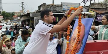 Dausa: Run for Unity and Padyatra on the 150th birth anniversary of Sardar Vallabhbhai Patel.