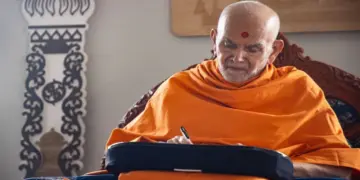 Diwali Wish By Pramukh Swami Maharaj: On Diwali, Swami Maharaj, head of BAPS Swaminarayan sect, blessed all the readers and asked them to keep doing satsang to strengthen their loyalty and rules, Pramukh Swami Maharaj of baps swaminarayan sampraday wish Diwali sends message