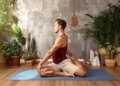 Do 'Bhardwajasana' for physical and mental balance.