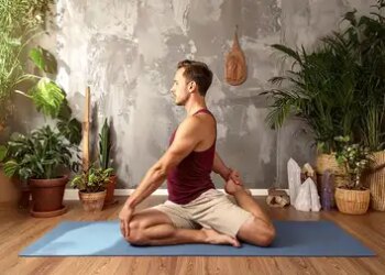 Do 'Bhardwajasana' for physical and mental balance.