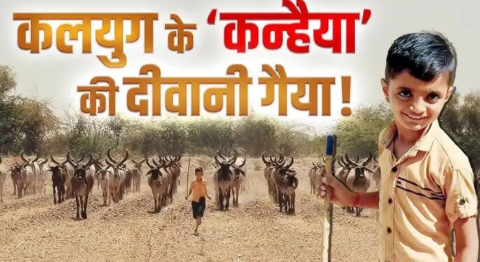 Gaia becomes crazy about Kanhaiya of Kalyug, everyone is mesmerized after watching this extraordinary video of an ordinary boy.