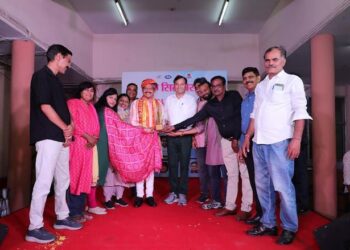 Great start to the 34th foundation day of Press Club, club premises bathed in colorful lights