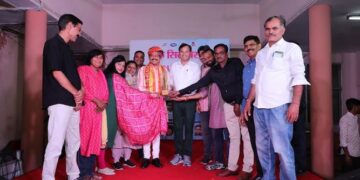 Great start to the 34th foundation day of Press Club, club premises bathed in colorful lights
