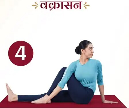 Healthy life through yoga, know the benefits of Vakrasana and how to do it