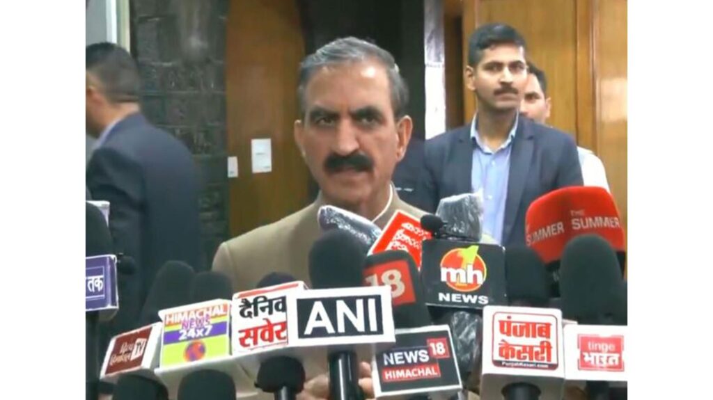 Himachal CM Sukhwinder Singh Sukhu cites infrastructure issues for delay in elections, says "BJP opposes everything, wants to divert attention"