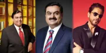 Hurun Rich List 2025:&nbsp;अमीरों की लिस्ट में मुकेश अंबानी ने फिर&nbsp;किया टॉप! SRK ने भी लिस्ट में बनाई जगह, देखे पूरी लिस्ट&nbsp;