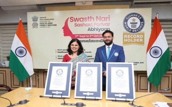 India creates three Guinness World Records under 'Healthy Women, Empowered Families' campaign