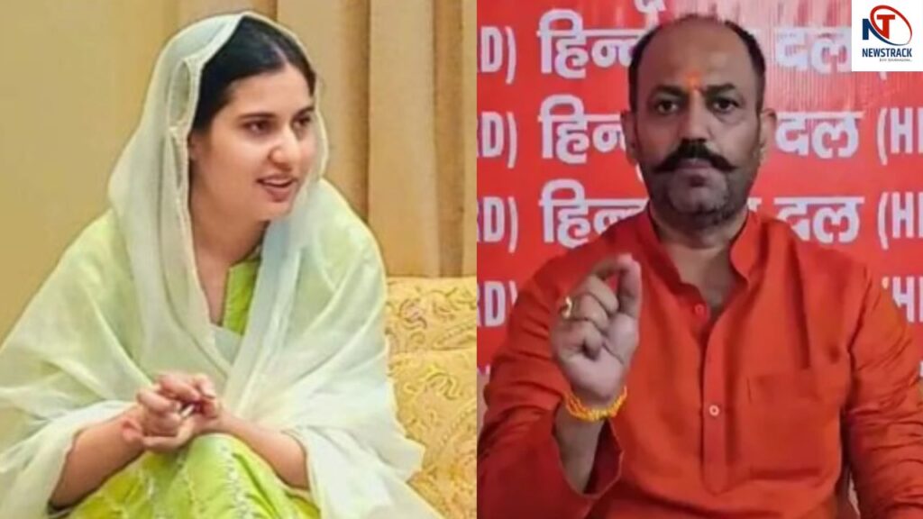 Iqra Hasan Pinky Chaudhary Controversy Statement Sparks Political Heat UP|Hindu Raksha Dal IqraHasan | You have such status that you wore salwar due to fear of sword...! What did Hindu leaders say about Iqra Hasan? , News Track in Hindi