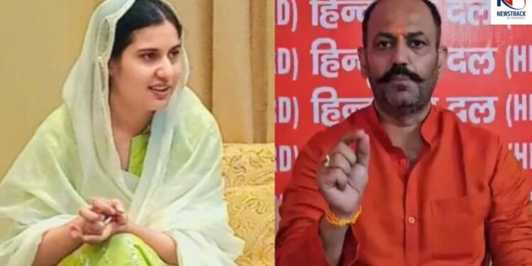 Iqra Hasan Pinky Chaudhary Controversy Statement Sparks Political Heat UP|Hindu Raksha Dal IqraHasan | You have such status that you wore salwar due to fear of sword...! What did Hindu leaders say about Iqra Hasan? , News Track in Hindi