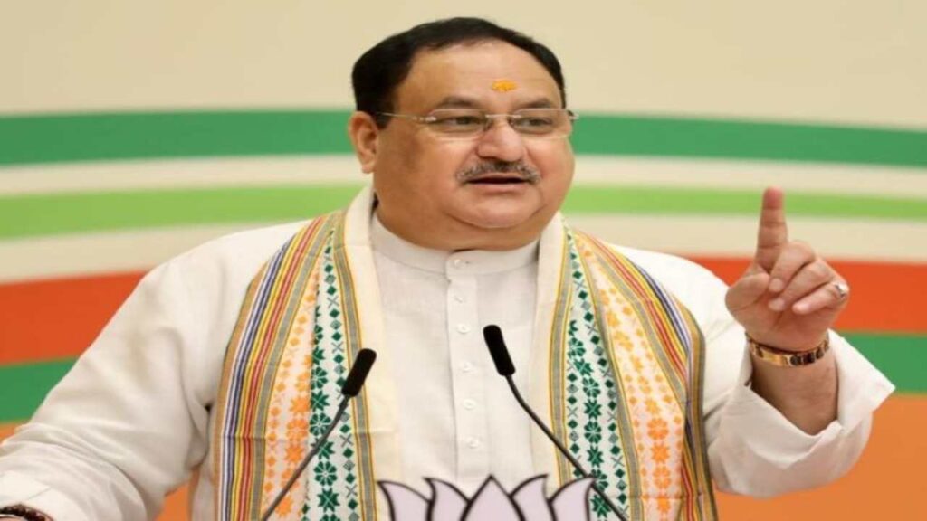 JP Nadda's scathing attack on the Grand Alliance, 'RJD-Congress are symbols of destruction. JP Nadda's sharp attack on the Grand Alliance, 'RJD-Congress is a symbol of destruction, NDA is the guarantee of development'. News Track in Hindi