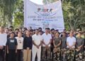 जम्मू कश्मीर: बीएसएफ ने अंतरराष्ट्रीय सीमा पर 5 किलोमीटर मैराथन रैली का किया आयोजन