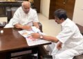 KC Venugopal meets Congress President Kharge, wished to get well soon