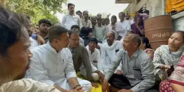 Khandwa road accident: Jeetu Patwari meets victim families, demand for one crore assistance amount